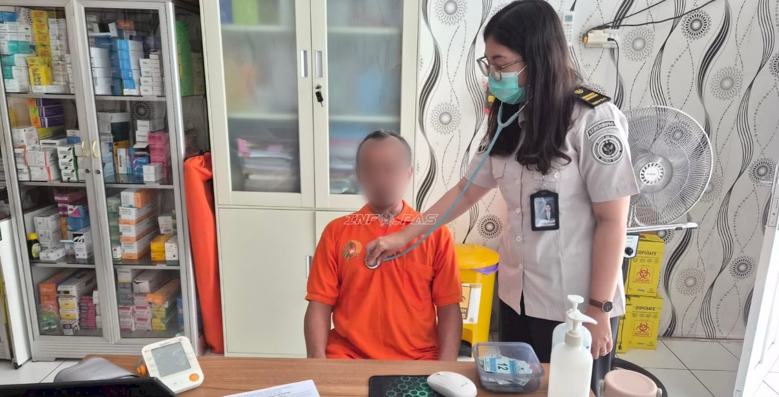 Rutan Rantau Gelar Pemeriksaan Kesehatan Gratis bagi Tahanan dan Warga Binaan