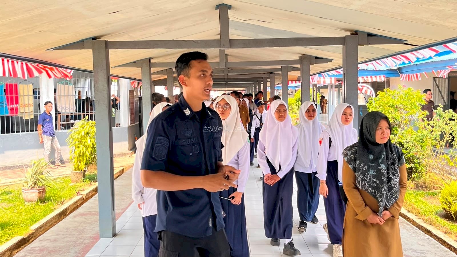Tanamkan Kesadaran Hukum Sejak Dini, Rutan Barabai Terima Kunjungan Pelajar SMP