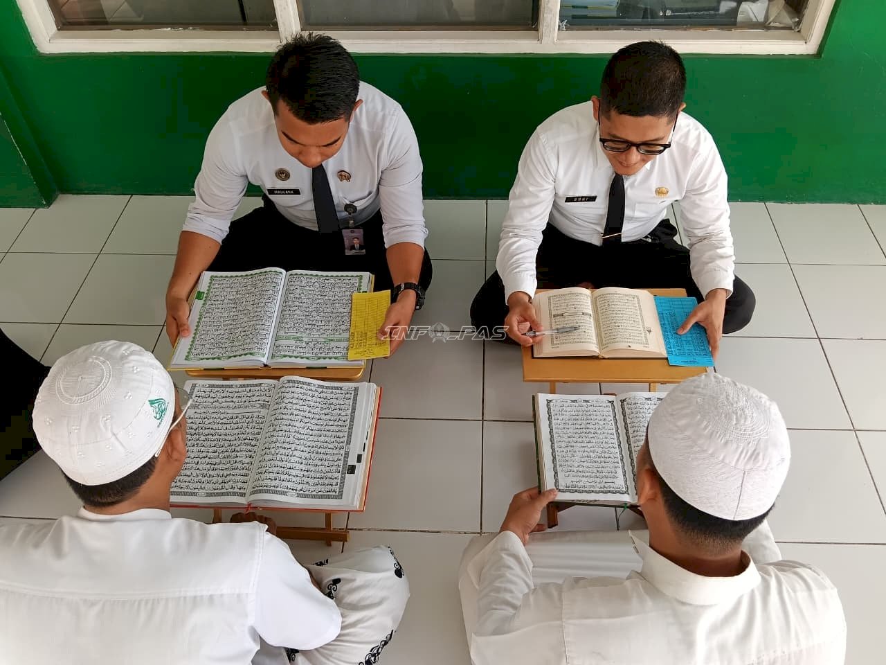 Bangun Nilai Spiritual, Warga Binaan Lapas Tanjung Rutin Belajar Baca Al-Qur'an Setiap Usai Ashar
