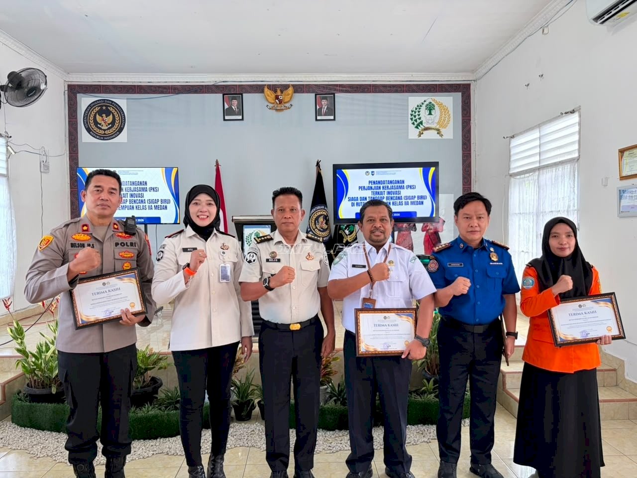Rutan Perempuan Medan Perkuat Kesiapsiagaan Bencana melalui Sigap Biru