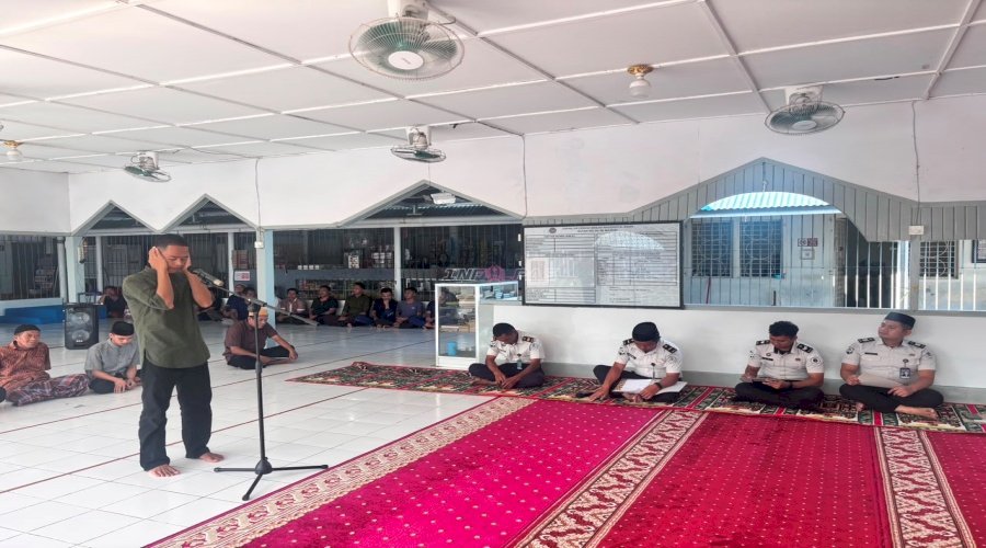 Semarakkan HUT Ke-81 RI, Rutan Majene Gelar Lomba Azan 