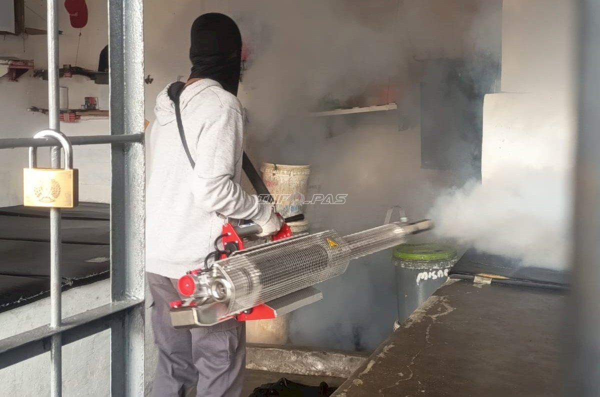 Lapas Labuhan Bilik Gandeng Puskesmas Cegah DBD melalui Fogging