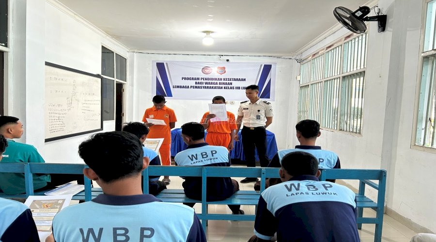 Perkuat Wawasan Kebangsaan, Lapas Luwuk Gelar Pembinaan Pancasila bagi Warga Binaan