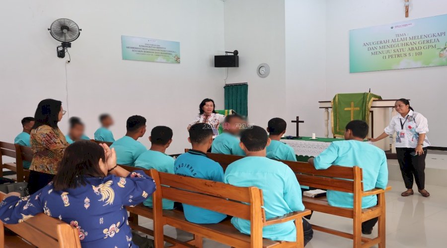 Pembinaan Rohani Kristen Remaja Perkuat Iman dan Karakter Anak Binaan LPKA Ambon