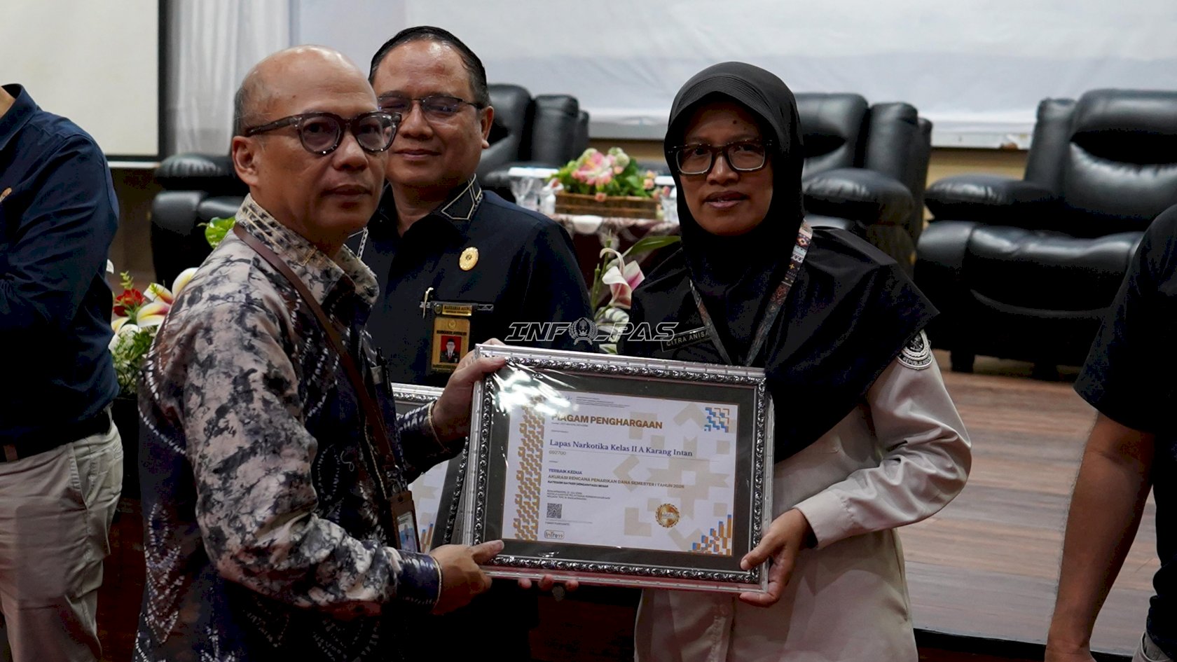 Lapas Narkotika Karang Intan Borong Tiga Penghargaan Kinerja Keuangan dari KPPN