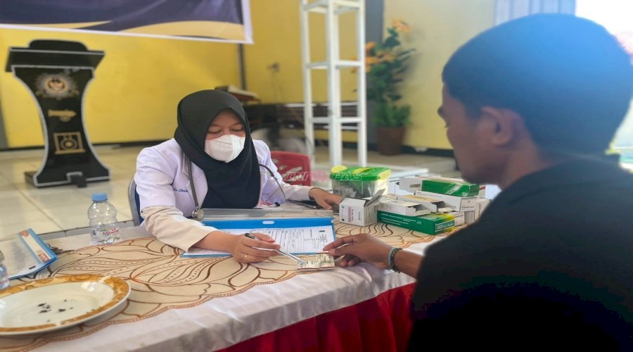 Lapas Tual Gelar Pemeriksaan Kesehatan dan Tes Urine Berkala