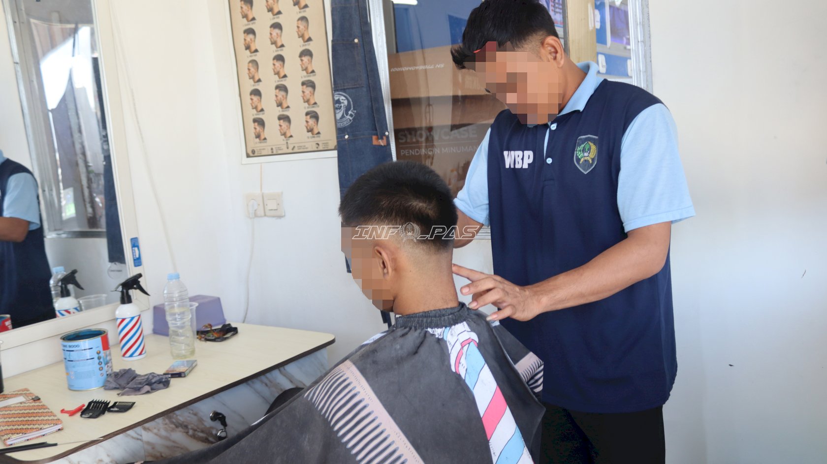 Barbershop Lapas Batulicin Asah Keterampilan dan Bangun Kemandirian Warga Binaan