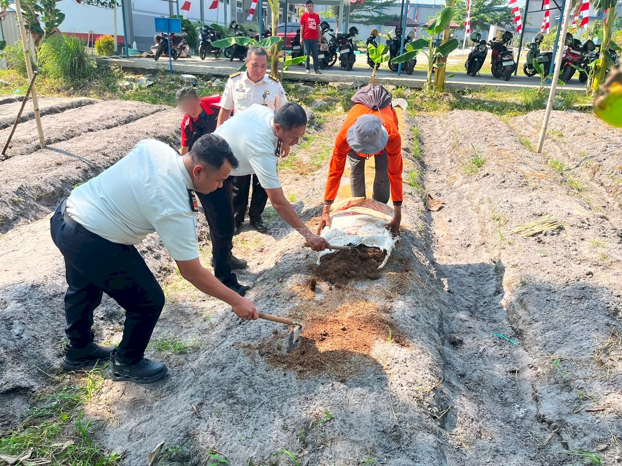 LPKA Palangka Raya Bekali Pegawai Teknik Olah Lahan untuk Dukung Ketahanan Pangan