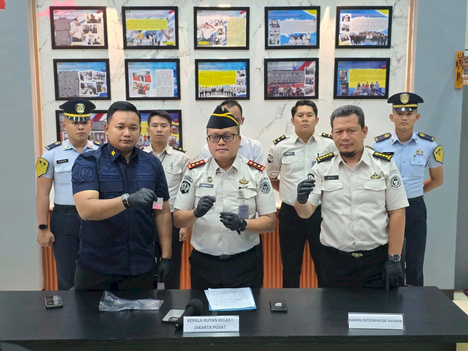 Petugas Rutan Jakarta Pusat Gagalkan Penyelundupan Diduga Sabu dan Inex