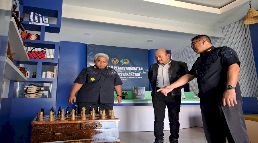 Galeri Pemasyarakatan Sulteng Tuai Pujian Irwil III Itjen Kemenimipas 
