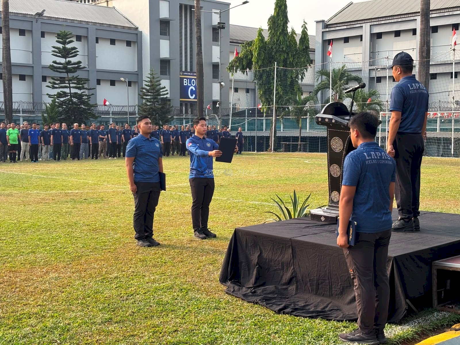 Bangun Sportivitas, Lapas Cipinang Buka Porsenap HUT Ke-81 RI bagi Petugas dan Warga Binaan 
