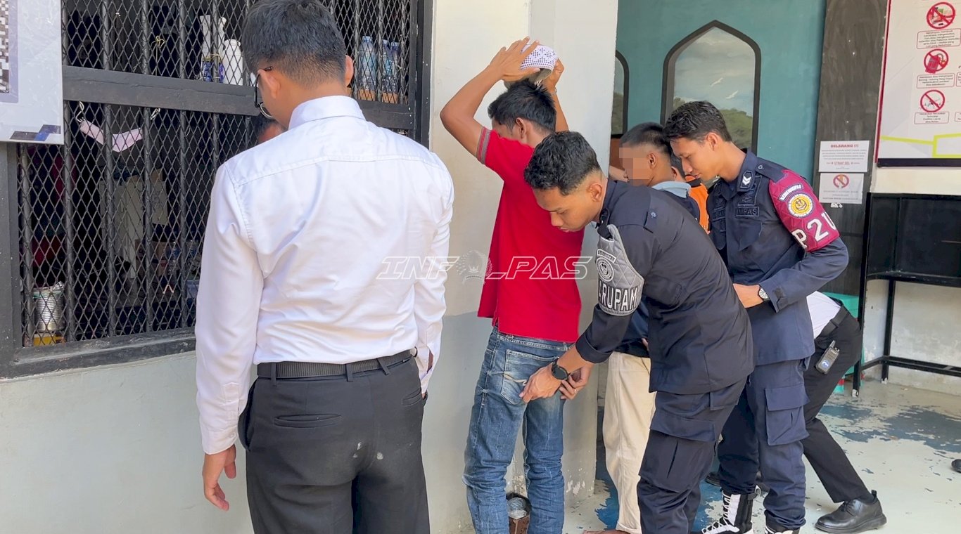 Tak Beri Ruang Gangguan Kamtib, Lapas Batulicin Gelar Razia Insidentil Kamar Hunian