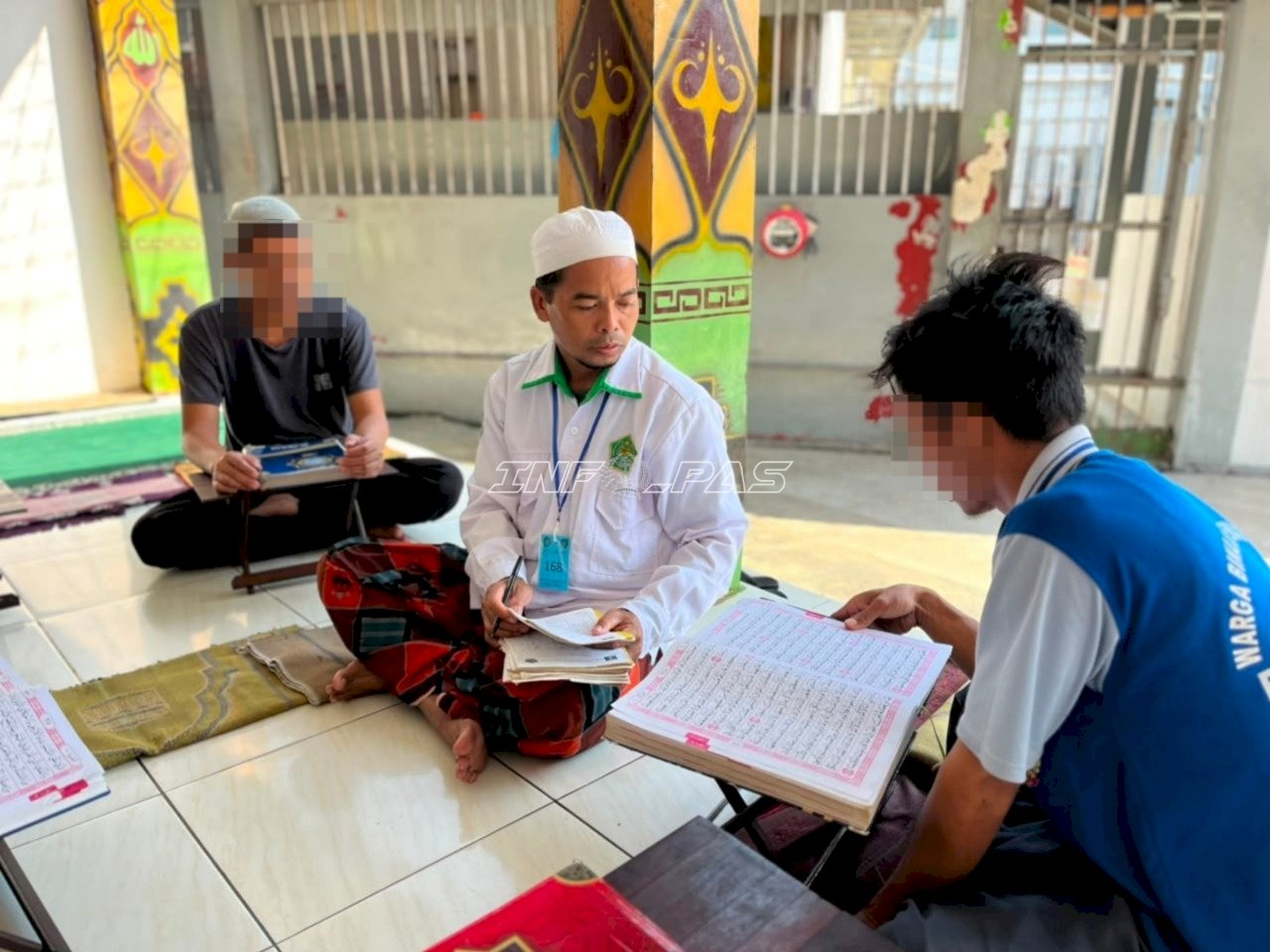 Perkuat Pembinaan Kepribadian, Warga Binaan Rutan Rantau Mengaji Bersama Kemenag Tapin