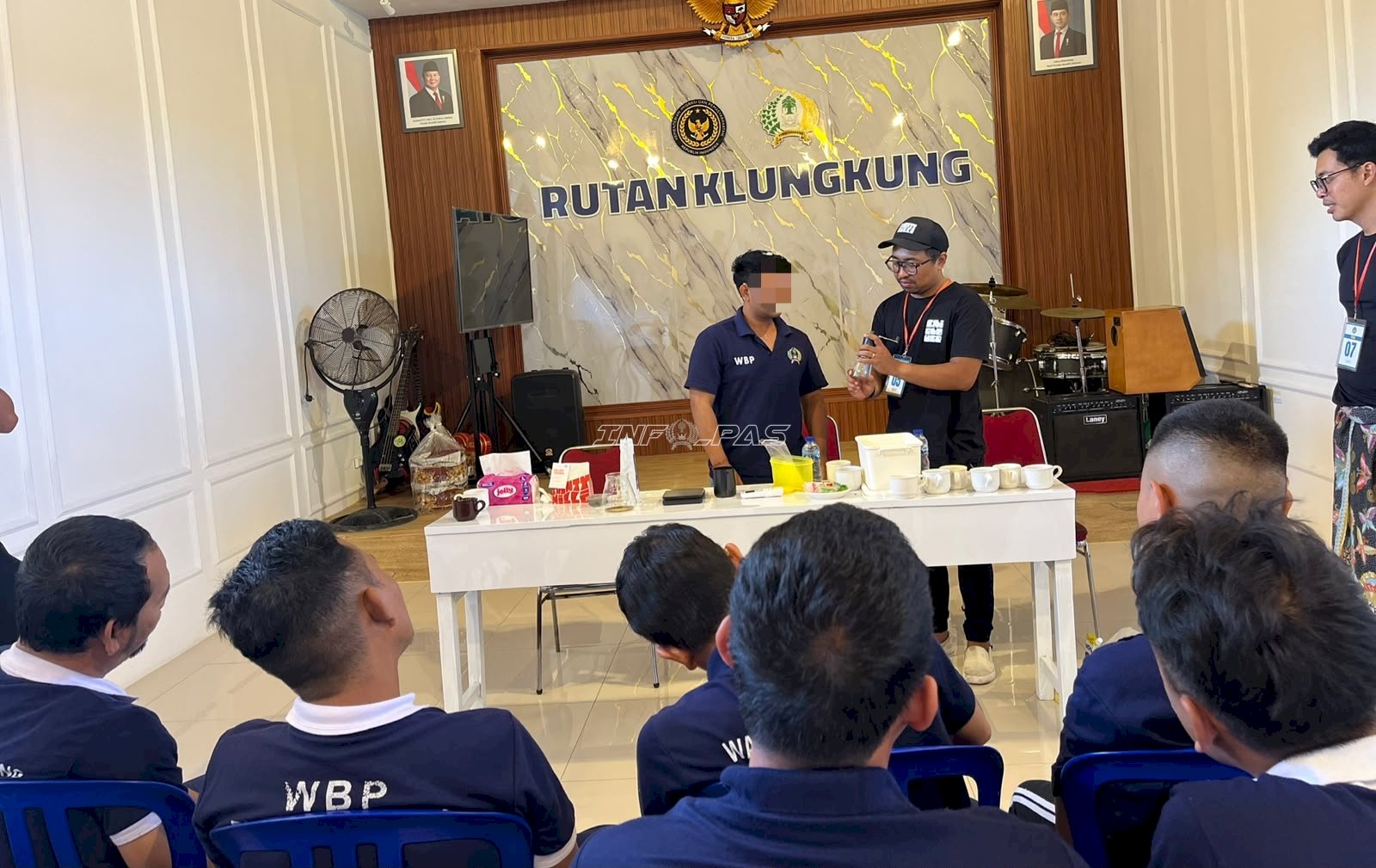 Rutan Klungkung Gandeng 20ML Coffee Latih Warga Binaan Jadi Barista