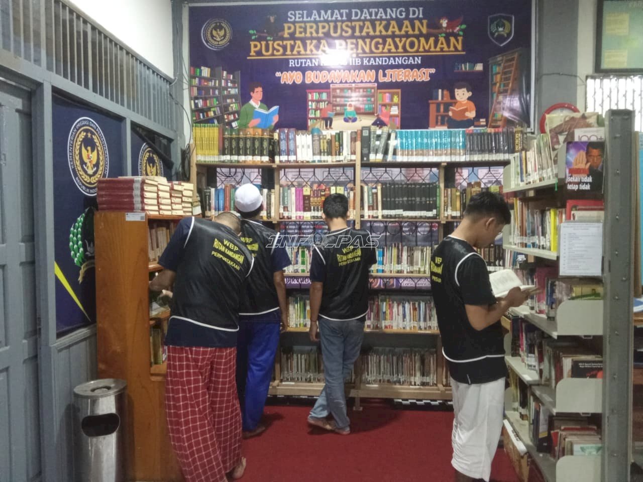 Rutan Kandangan Tumbuhkan Minat Baca Warga Binaan lewat Perpustakaan
