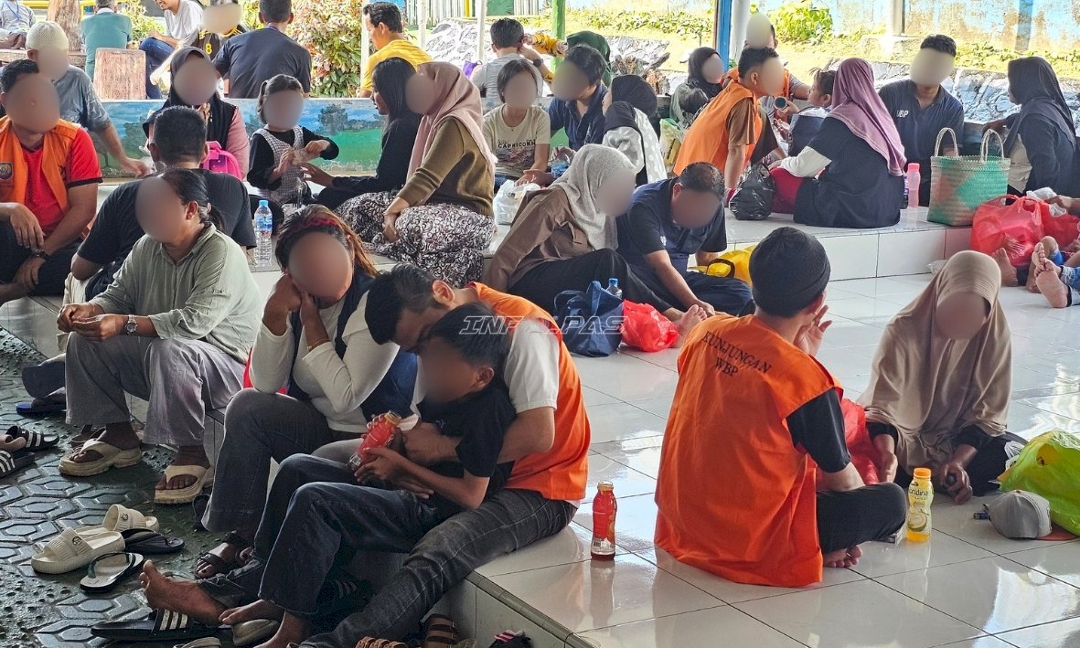 Peluk Rindu di Lapas Pangkalpinang, Keluarga Jadi Motivasi Perubahan