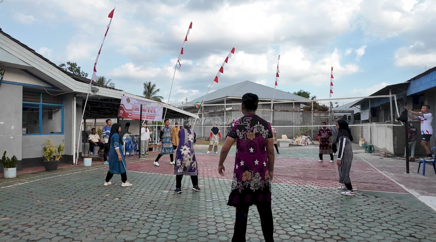 Semarak HUT Ke-81 RI, Lapas Perempuan Martapura Gelar Porseni Petugas dan Warga Binaan