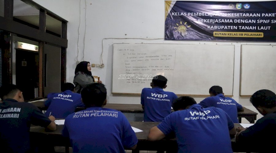 Rutan Pelaihari Perkuat Pembinaan Warga Binaan melalui Pendidikan Kesetaraan