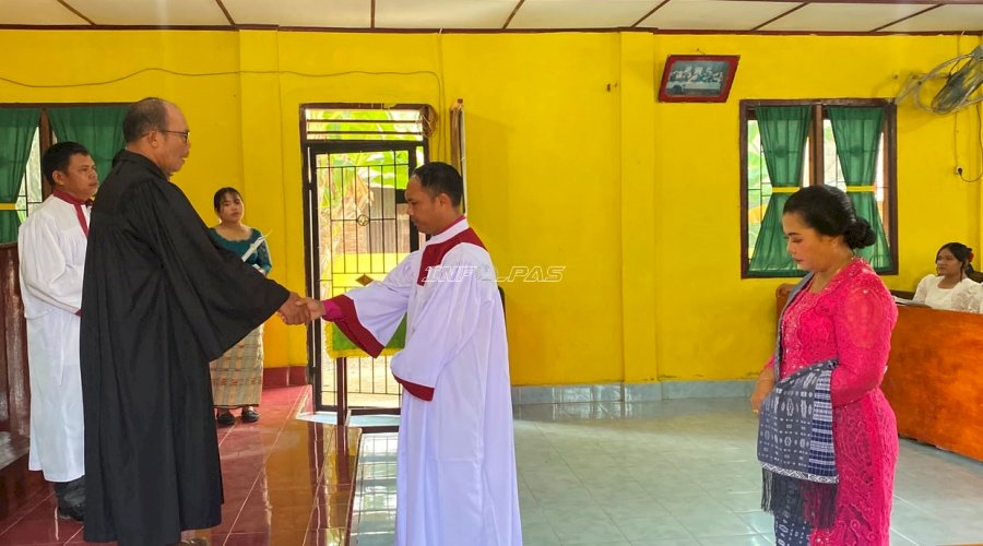 Dua Petugas Lapas Labuhan Bilik Ditahbiskan Jadi Sintua HKBP, Siap Ayomi Jemaat dan Warga Binaan