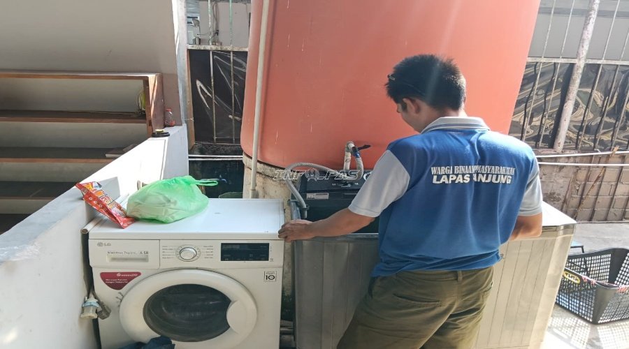 Lapas Tanjung Tingkatkan Pembinaan Warga Binaan lewat Program Kemandirian Penatu