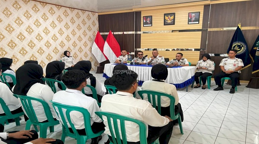 Dari Kampus Menuju Dunia Kerja, Lapas Pangkalpinang Bekali 16 Peserta Magang