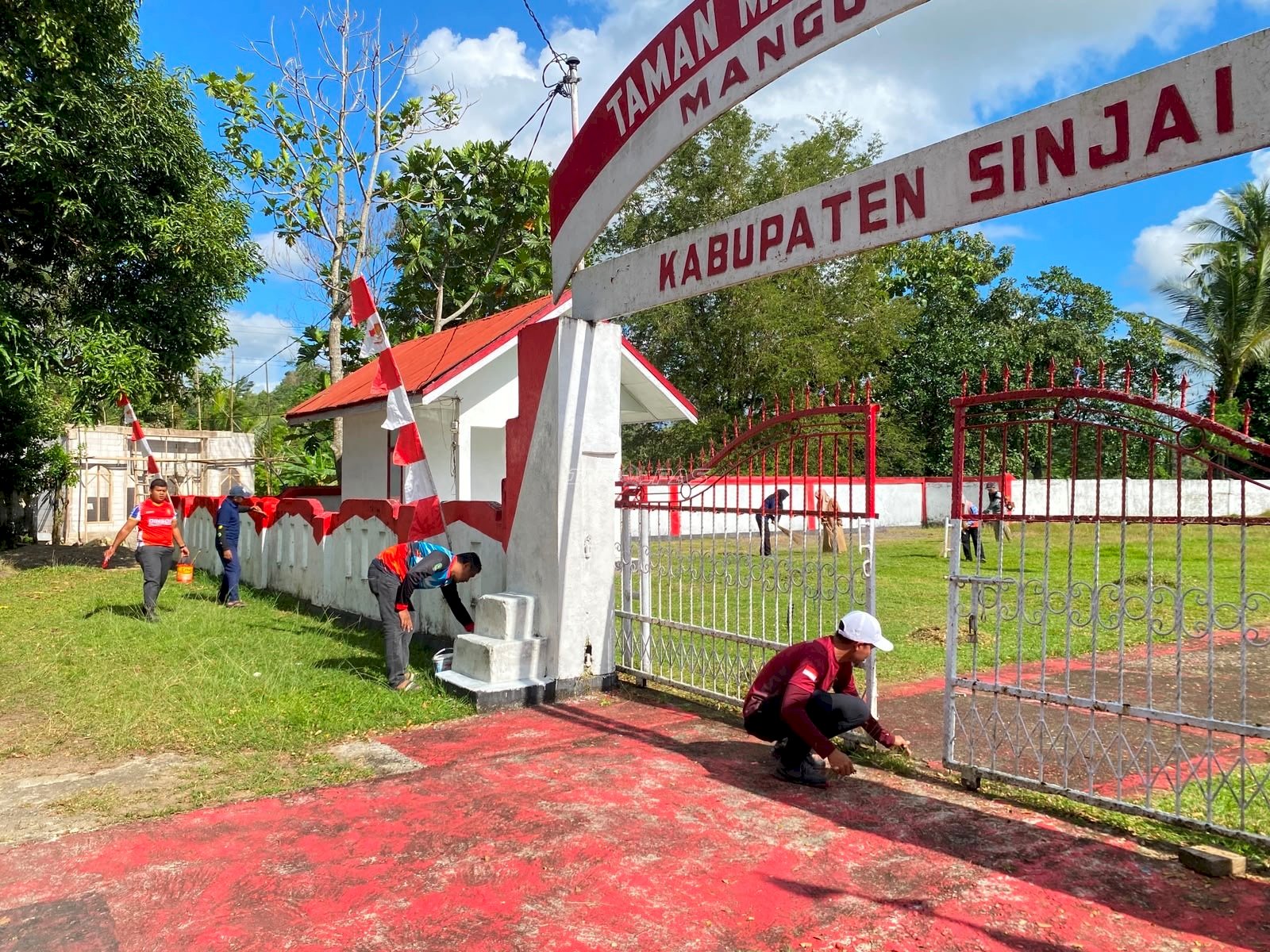 Semarak HUT Ke-81 RI, Rutan Sinjai Gelar Aksi Bersih dan Layanan Kesehatan Gratis