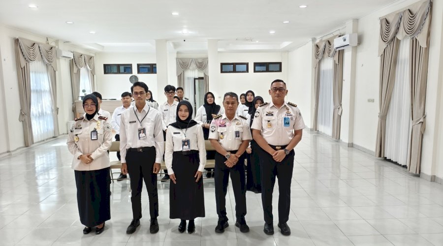 Jembatani Dunia Akademik dan Dunia Kerja, Kanwil Ditjenpas Kep. Babel Terima 11 Peserta Magang 