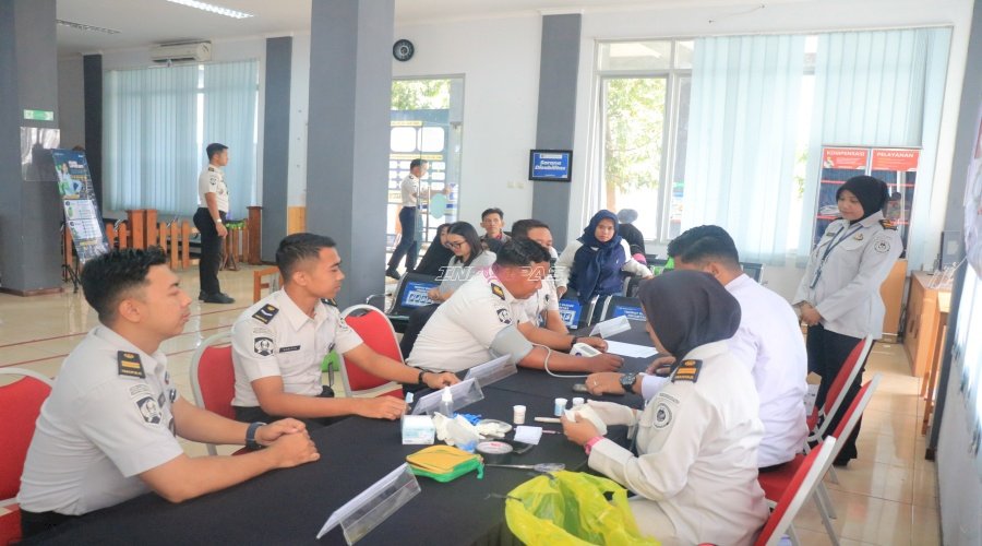 Semarak HUT Ke-81 RI, Lapas Pemuda Madiun Gelar Cek Kesehatan Gratis bagi Petugas dan Keluarga Warga Binaan
