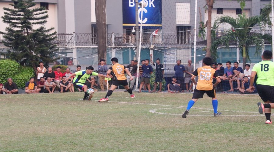 Lapas Kelas I Cipinang Jadi Tuan Rumah Kejuaraan Mini Soccer HUT RI UPT IMIPAS Jakarta
