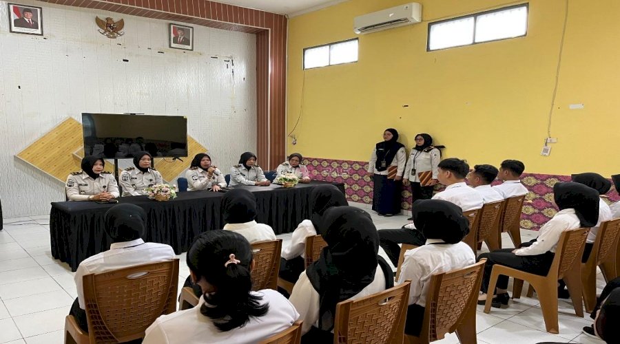 Kalapas Perempuan Pangkalpinang Tekankan Disiplin dan Kepatuhan Aturan kepada Peserta Magang