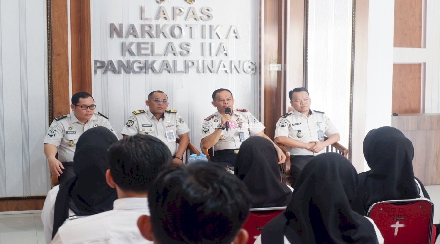 Bangun Kompetensi Generasi Muda, Lapas Narkotika Pangkalpinang Terima 17 Peserta Magang Batch I Angkatan II 