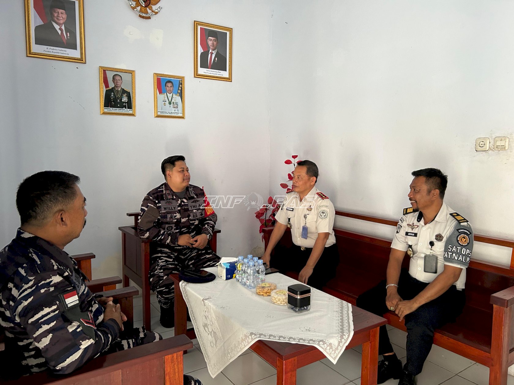Lapas Luwuk Sambangi Danposal dan Subdenpom, Perkuat Sinergi Antar-APH
