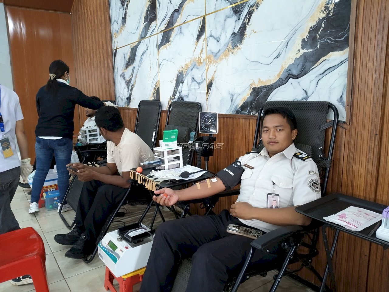 Donor Darah HUT RI, Rutan SoE Kumpulkan 25 Kantong Darah