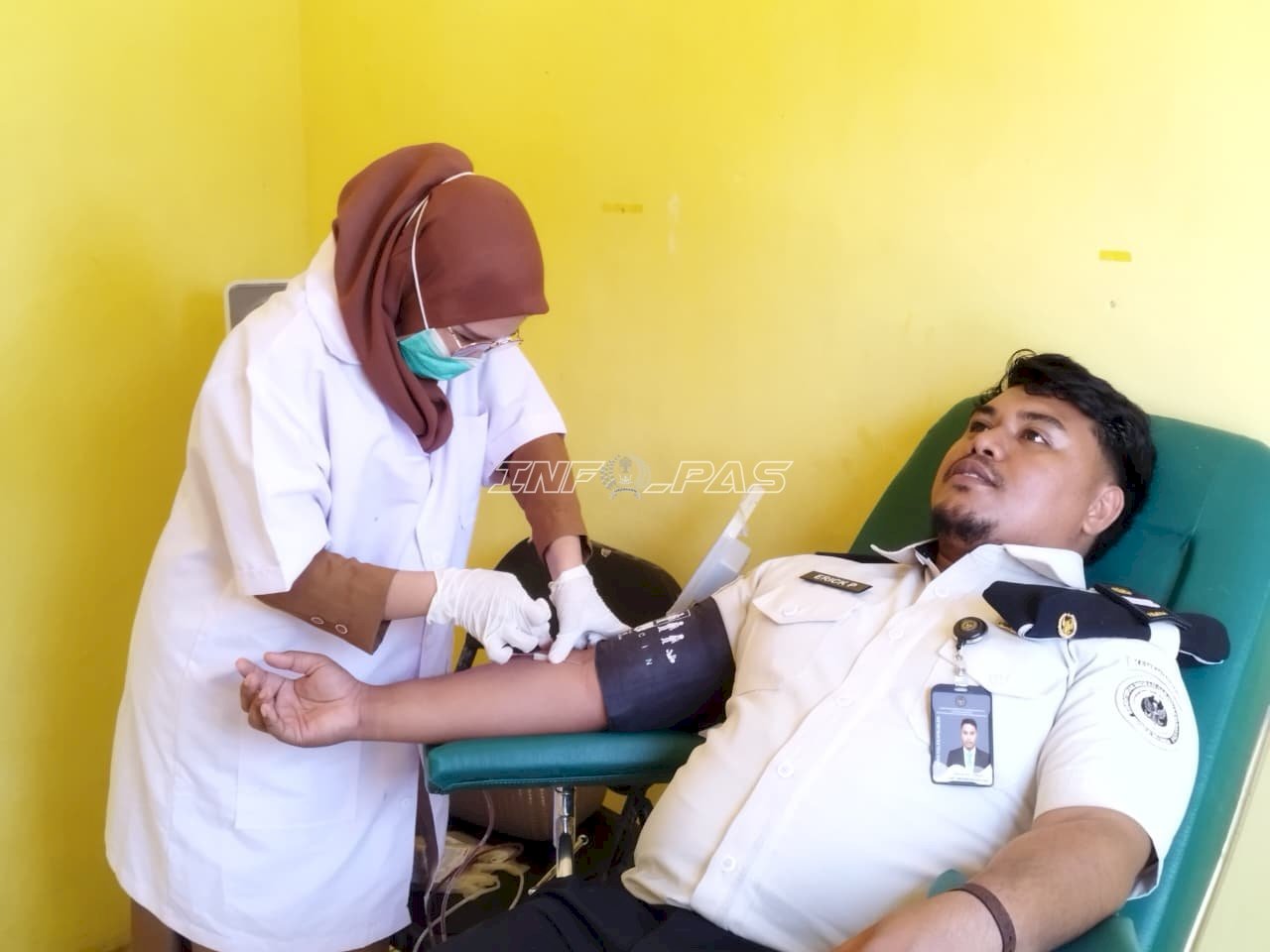 Wujud Kepedulian Nyata, Lapas Namlea Gandeng RSUD Namlea Gelar Donor Darah Jelang HUT Ke-81 RI