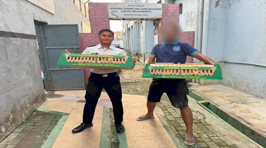 Lapas Mojokerto Tambah 200 Bibit Itik, Dukung Ketahanan Pangan dan 15 Program Aksi Kemenimipas