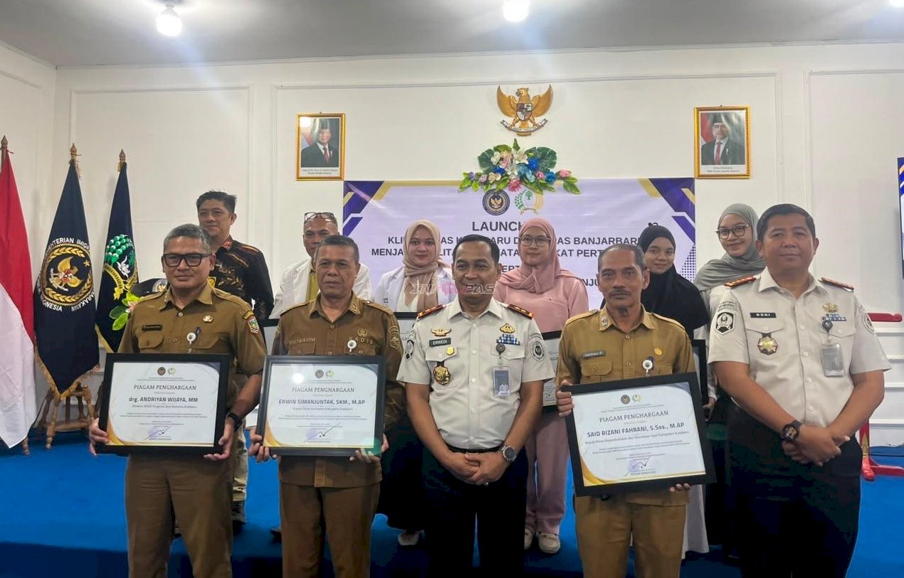 Perkuat Pelayanan Kesehatan, Klinik Lapas Kotabaru Resmi Jadi FKTP