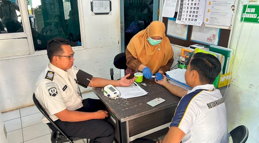 Rutan Marabahan Gelar Aksi Donor Darah Libatkan Peserta Maganghub
