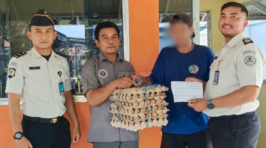 Lapas Banjarmasin Panen 450 Butir Telur dalam Enam Hari, Diserap Koperasi untuk Kantin