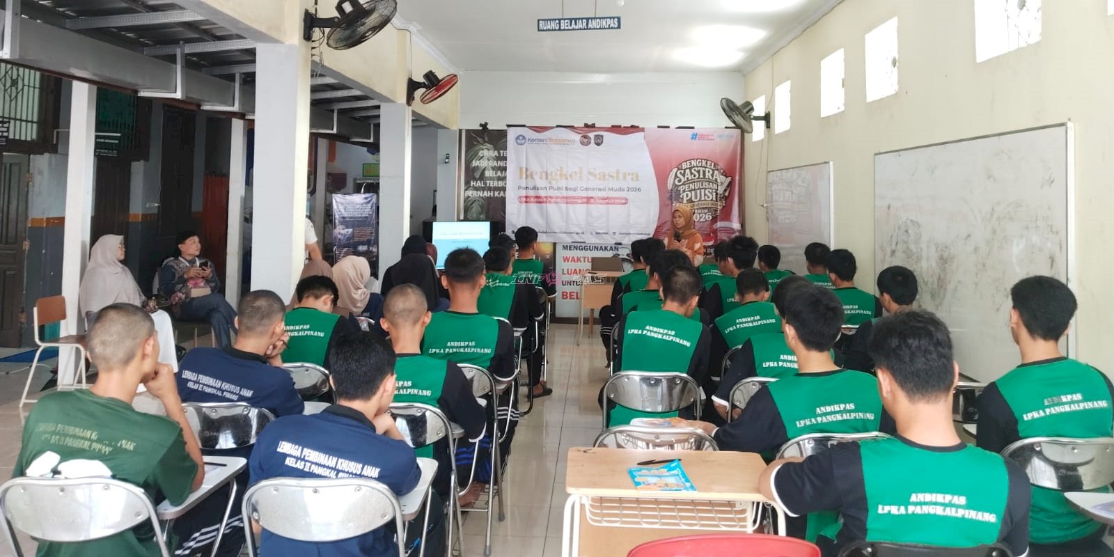 Anak Binaan LPKA Pangkalpinang Ikuti Bengkel Sastra Penulisan Puisi bersama Kantor Bahasa Kep. Babel