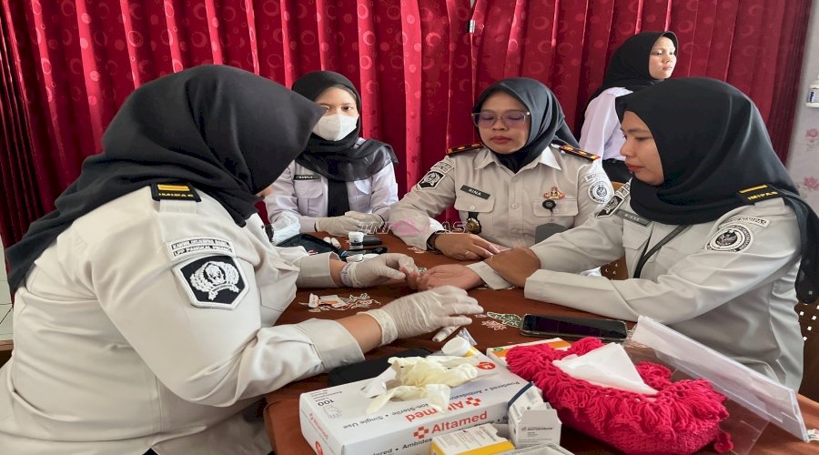 Cek Kesehatan Gratis, Lapas Perempuan Pangkalpinang Pastikan Kesehatan Petugas dan Warga Binaan Terpantau
