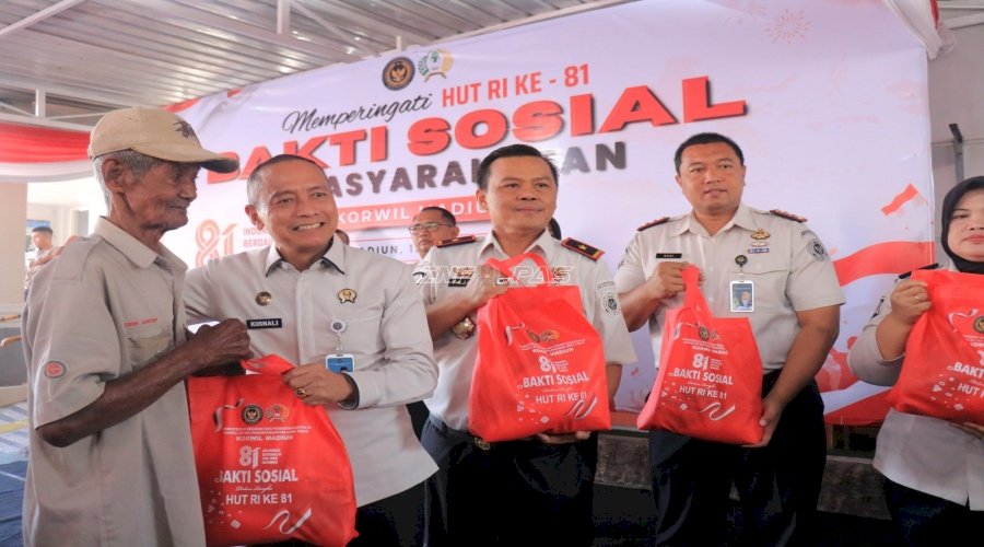 Lapas Pemuda Madiun Semarakkan HUT Ke-81 RI dengan Aksi Kepedulian dan Bakti Sosial