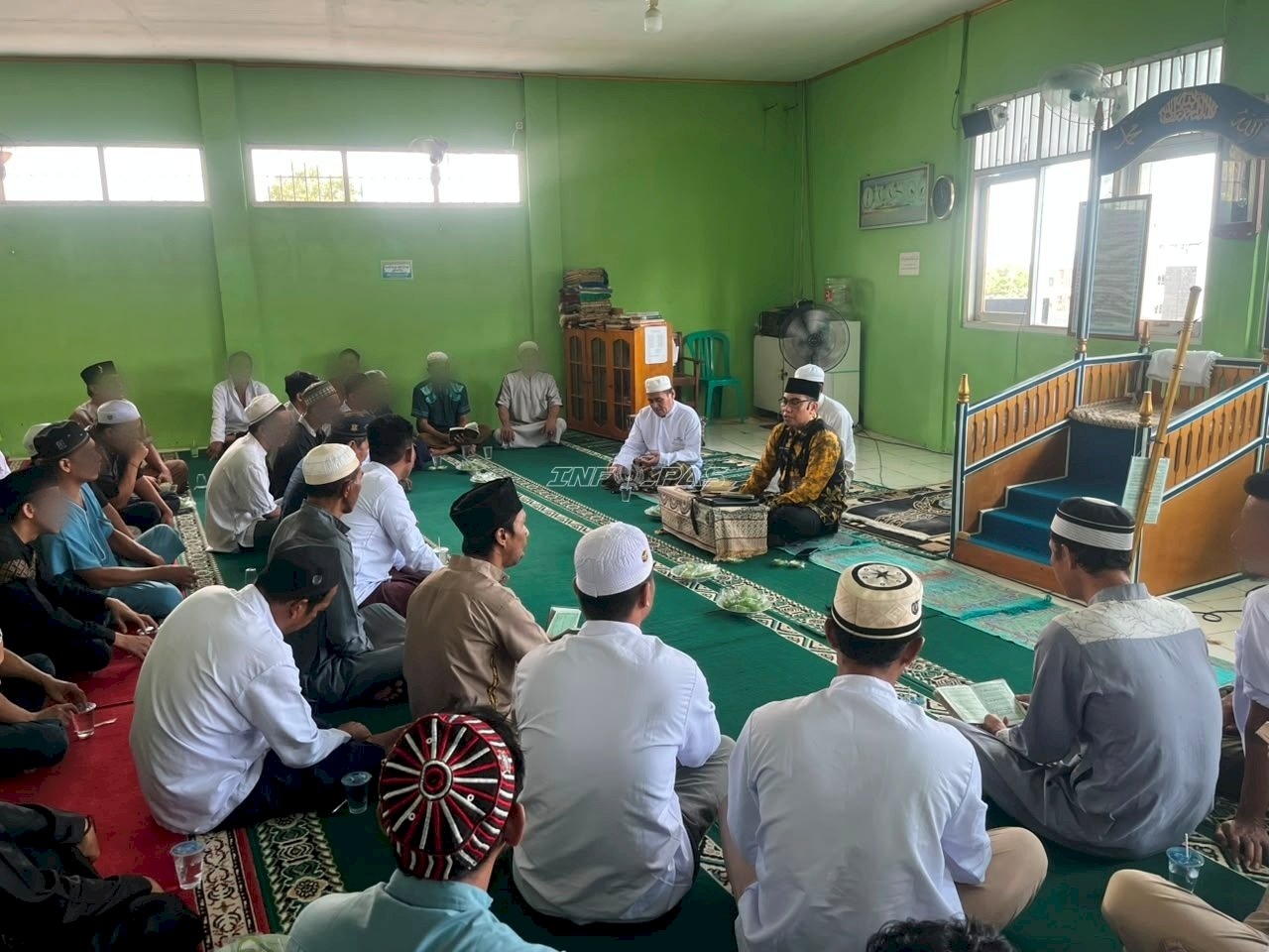 Perkuat Pembinaan Keagamaan, Warga Binaan Lapas Kotabaru Ikuti Arba Mustamir