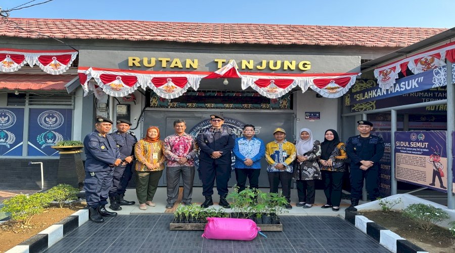 Rutan Tanjung Terima Bibit Ikan Lele dan Bibit Tanaman dari Dinas Ketahanan Pangan, Perikanan, dan Pertanian Kab. Tabalong