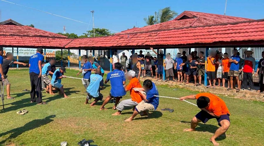 Semarak HUT RI dari Balik Tembok, Rutan Marabahan Gelar Porsenap 