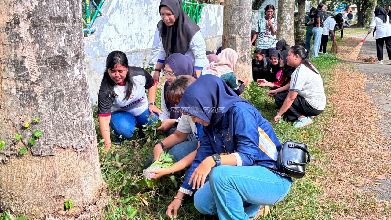 LPKA Ambon Semarakkan Kemerdekaan dengan Aksi Bersih di PSTW Ina Kaka