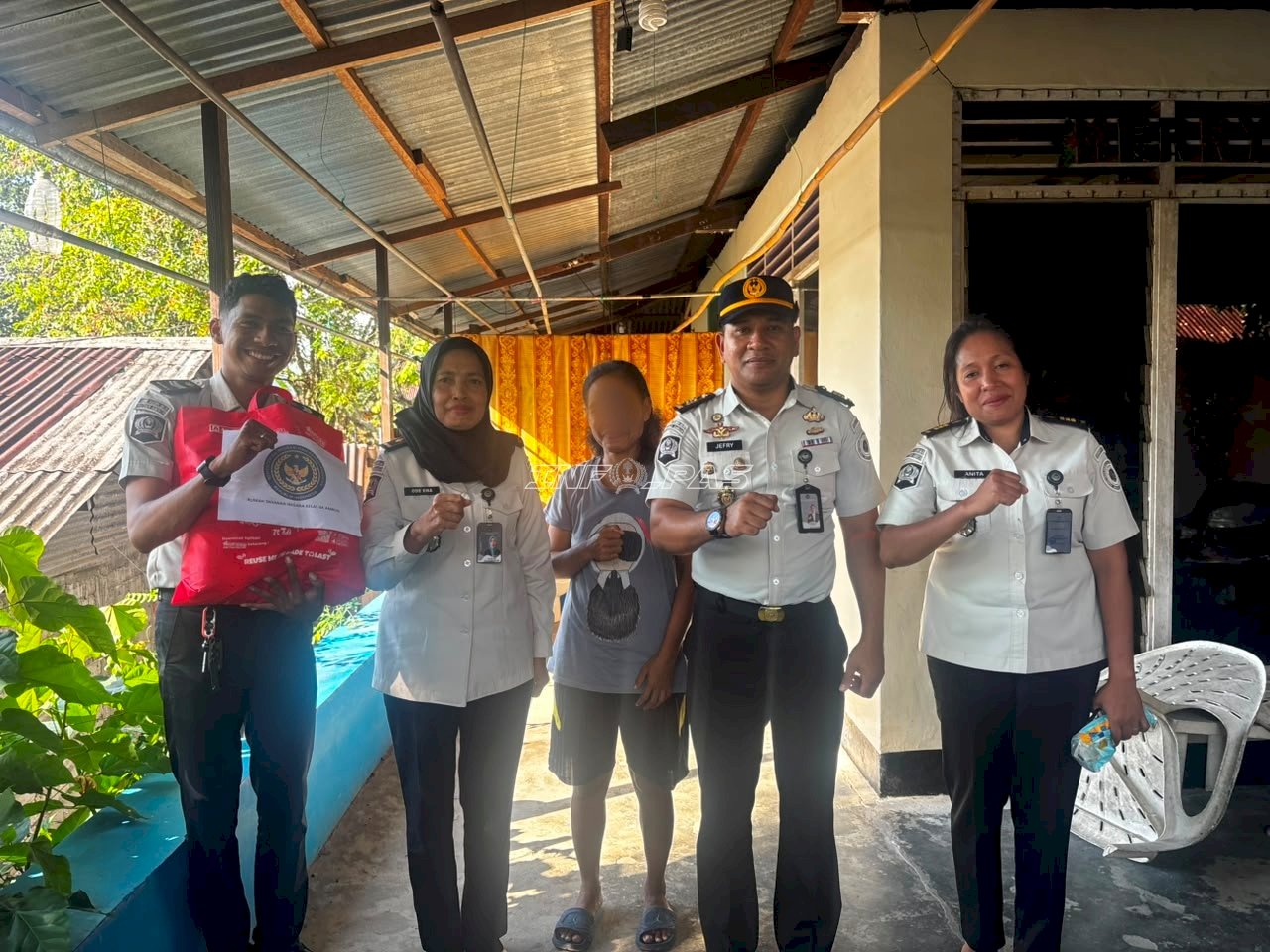 Rutan Ambon Salurkan Bantuan Sosial bagi Masyarakat di Nania Atas dan Lateri