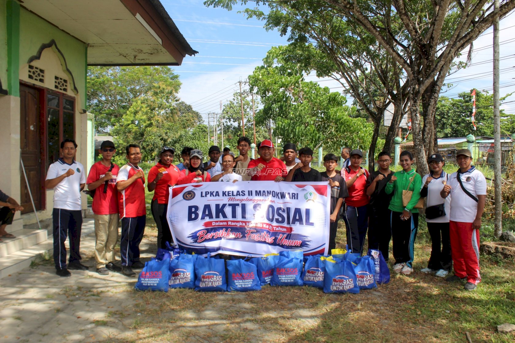 LPKA Manokwari Gelar Bakti Sosial dan Salurkan Bantuan di Pondok Pesantren Hidayatullah