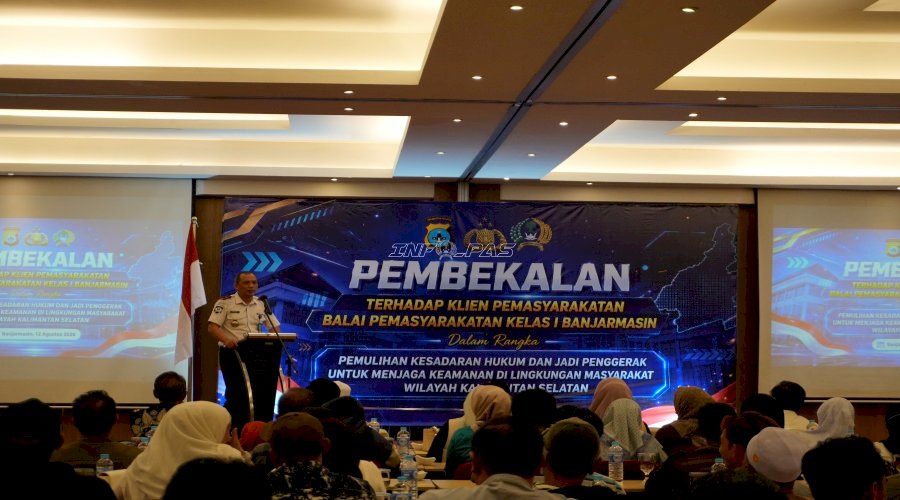 Bapas Banjarmasin Gandeng Polda Kalsel Bekali 150 Klien, Dorong Perubahan Positif di Masyarakat