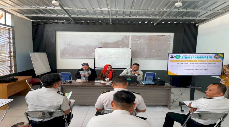 Lapas Narkotika Karang Intan Dorong Peningkatan Kompetensi Petugas melalui Sosialisasi Program Kuliah STIMI Banjarmasin