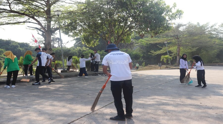 Lapas Tanjung Gelar Aksi Bersih Kemerdekaan di Islamic Center Masjid Al Abrar